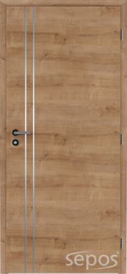 interiérové dveře alu 2 laminované deluxe - dub sukatý 