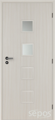 interiérové dveře quadra laminované deluxe - palisandr bílý 