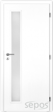 Interiérové dveře vertika ebc lakované - bílá 