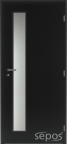 Interiérové dveře vertika laminované premium - šedá grafit