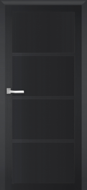 interiérové dveře slim 01 plné - černé