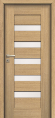 interiérové dveře dýhované model W02 - světlý dub