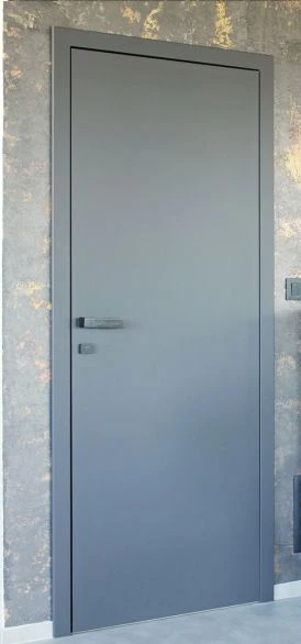 flush doors - aligned with the frame