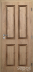 interiérové dveře odysseus pcv - dub sebastian 