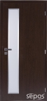 interiérové dveře alu vertika laminované deluxe - dub kubánský 