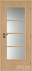 interiérové dveře superior laminované standard - javor west 