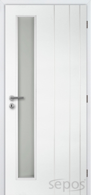 interiérové dveře bordeaux vertika lakované - bílé 