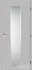 interiérové dveře alu linea laminované standard - šedá