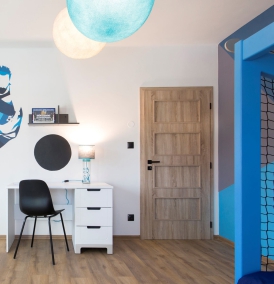 flush doors - aligned with the frame